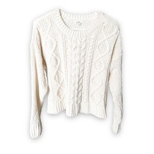 Garage White Sweater